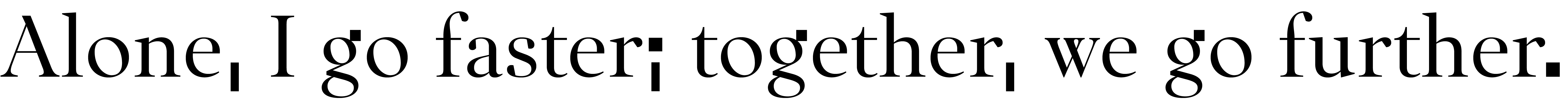 Together we go further